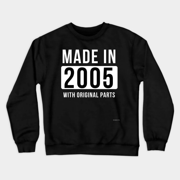 Made In 2005 Birthday Gift Idea For 2005 Crewneck Sweatshirt by giftideas